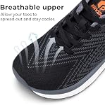 FitVille Wide Toe Box Shoes for Men Cushioned Well Extra Wide Width Shoes Non Slip Wide Running Shoes for Men Comfortable Men Running Shoes Lightweight Walking Shoes for Men