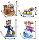 Penn-Plax Paw Patrol Aquarium Ornament Bundle - inkl. Chase, Marshall, Rubble und Skye - 4 Stück - Mini