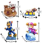 Penn-Plax Paw Patrol Aquarium Ornament Bundle - inkl. Chase, Marshall, Rubble und Skye - 4 Stück - Mini – Bild 2