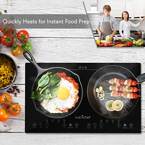 image for Double Induction Cooktop - Portable 120V Portable Digital Ceramic Dual