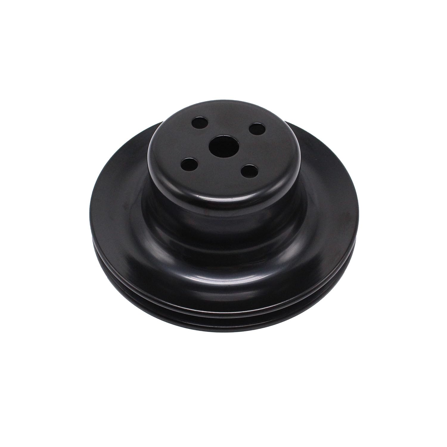 Photo 1 of 1 PC SHLPDFM SBF Small Block Ford Black Steel Single Groove Water Pump Pulley Fits for Small Block Ford 260 289 302 351W 1965-1969 V8