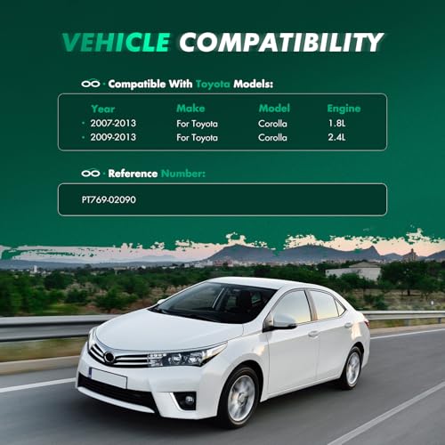 Image of SCITOO Mud Flaps 4PCS Suitable for Toyota Corolla 2007-2013 Front & Rear mud Flaps Splash Guard Set