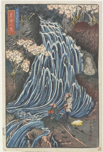 Prints Toile Cascade Keisai Eisen Peinture Murale Premium