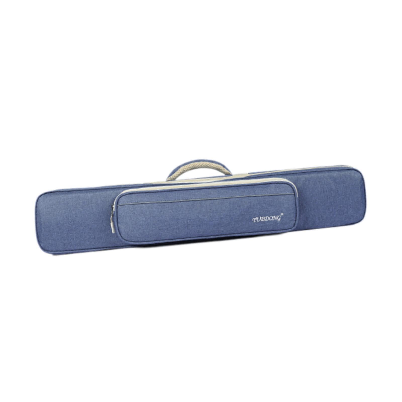 Étui pour queues de billard de haute précision 3x4 bleu protection intégrale 75 cm