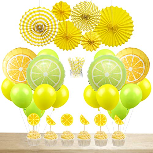 JOYMEMO Limone Decorazioni per Feste Palloncini