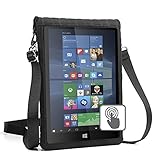 USA Gear 12-Inch Tablet Case Neoprene Sleeve Cover with Built-in Screen Protector & Carry Strap - X T12 Fits Galaxy Book 10.6