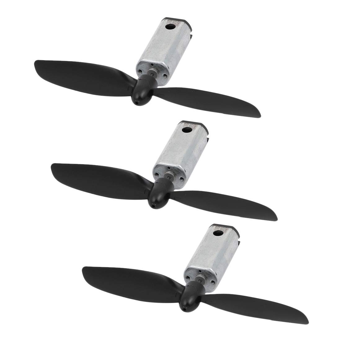 Aexit 3Pcs DC Electrical equipment 1.5V 20000RPM N50 Motor w CCW Helicopter Propeller for RC Quadcopter