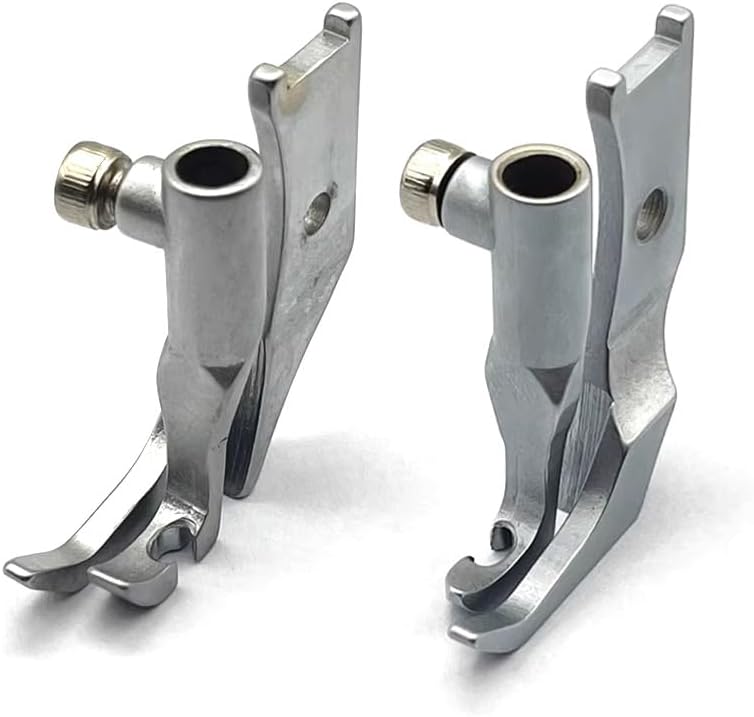 KP1510LN+KP1510RN Left+Right Zipper Walking Foot for JUKI DSC-244 245 LU-562 563 1508 1510 CONSEW 206RB 225 226R 244 255 277 (KP1510LN + KP1510RN)