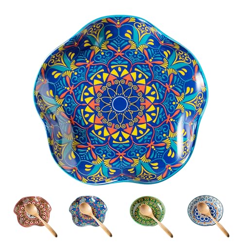 Miamolo Spoon Rest for Kitchen Counter Boho Style Spatula Rest Spoon...