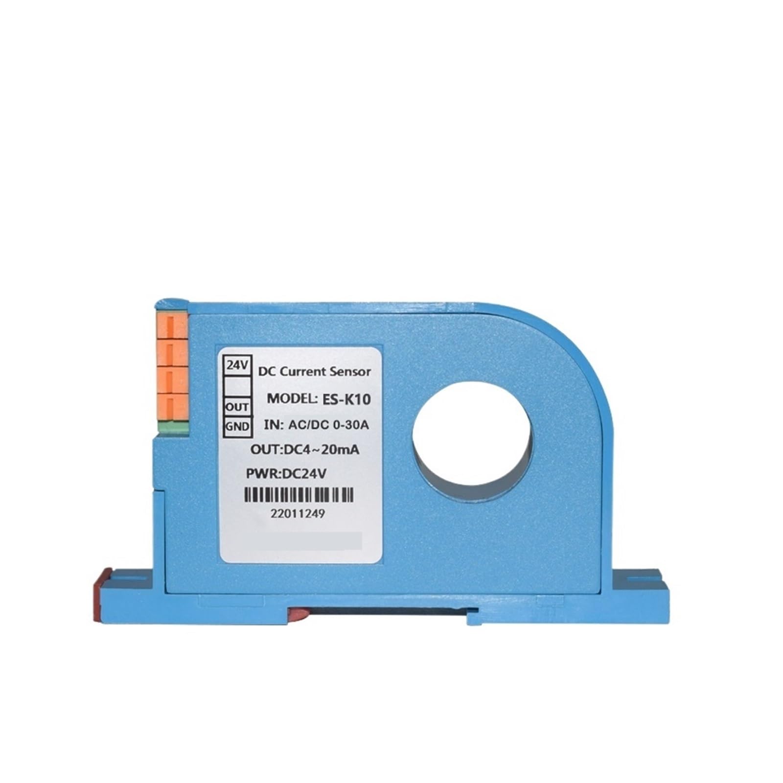 LDHJBNAC 0.2 Accuracy Hall Current sensors 4-20ma 0-10v ac dc Hall Effect Current Sensor transducer 0-800A Input Universal CT sensors(AC DC 0-50A,0-20MA_31MM Aperture_DC24V PWR)