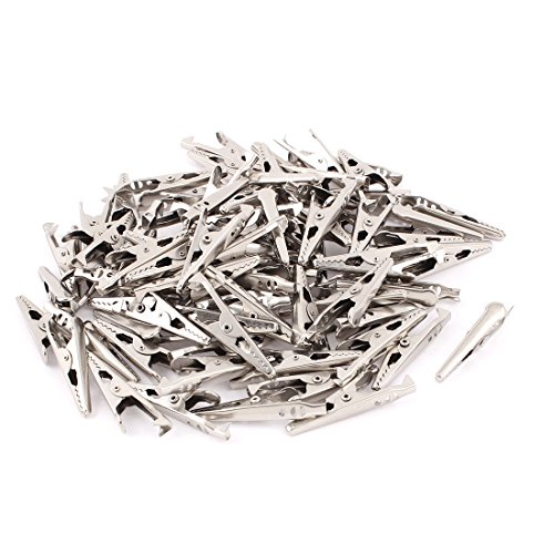 Pince crocodile électrique sourcingmap lot de 90 mini pinces de test 10x42mm