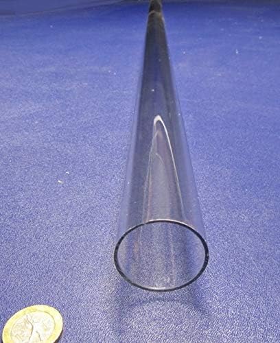 Polycarbonate Round Tube 1 1/2" (1.50") OD x 1 3/8" (1.375") ID x 1/16" Wall x 48" (More Length Options)