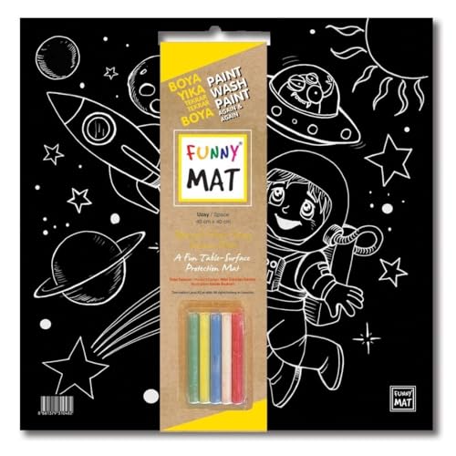 Funny Mat Black Uzay, Tebeşirli