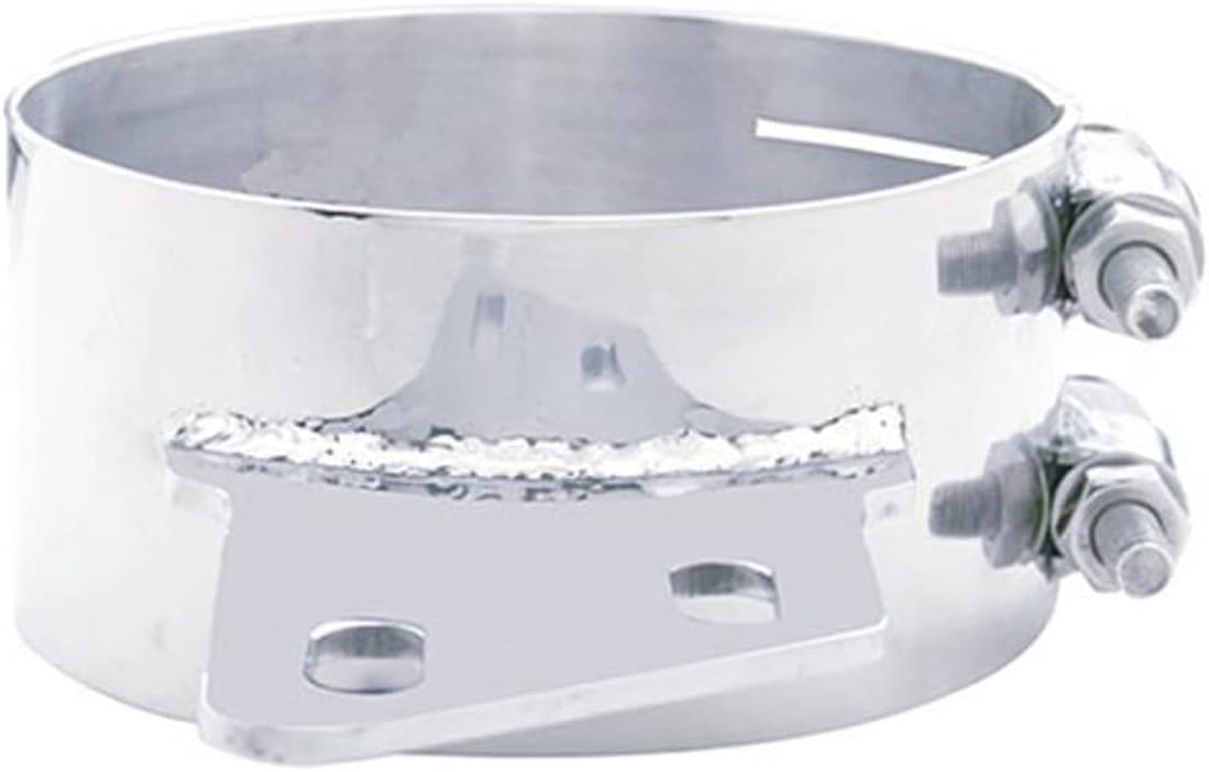 BESTfit 7 Inch Chrome-Plated Steel Wide Angled Clamp Replaces 50BJ-APB700SCP For Peterbilt 377, 378, 379, 386, 388 & 389