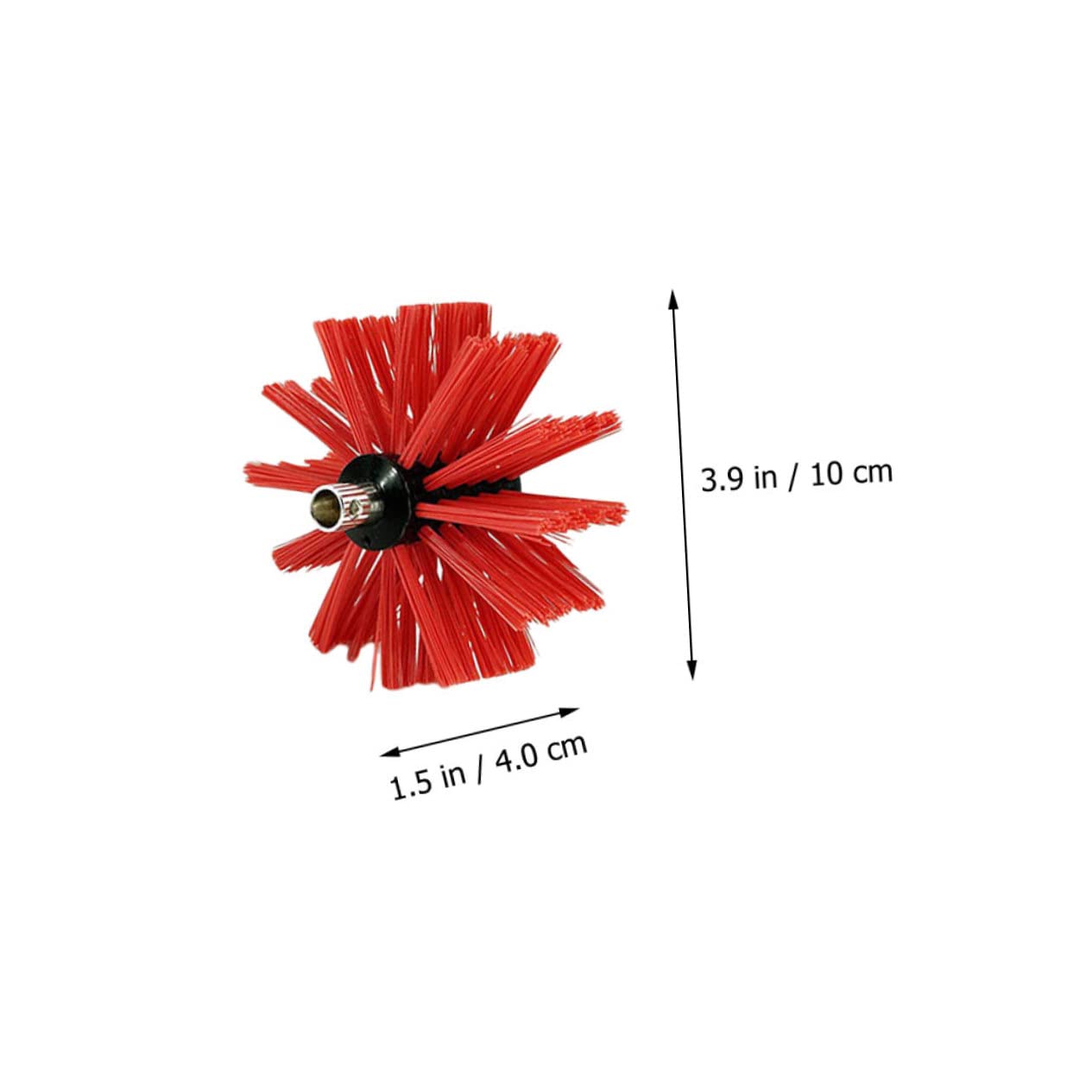 Kit Spazzola per Pulizia Stufa Flessibile in Nylon 9 Aste Estensibili per Canna Fumaria e Tubo Asciugatrice Installazione Rapida