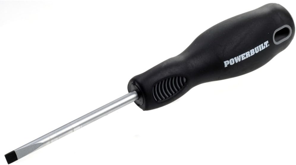 Powerbuilt 646131 3/16 X 3 Slotted Screwdriver, 1 Pack
