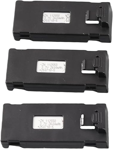 Miniatura 7 de Batería de litio de avión RC Drone Batería de litio, cortocircuito fácil de transportar, kit de batería de litio RC carga de avión para E88Pro (2600