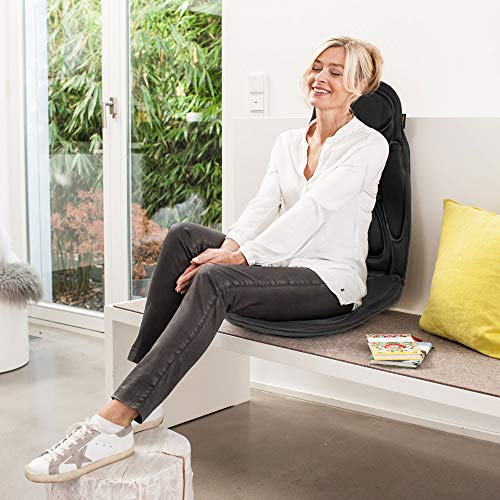 medisana MCH Massagesitzauflage, Vibrationsmassageauflage, 5 Massageprogramme, Sitzauflage für Schultern, Rücken, Taille und Oberschenkel - Sitzheizung mit Wärmefunktion - Image 8