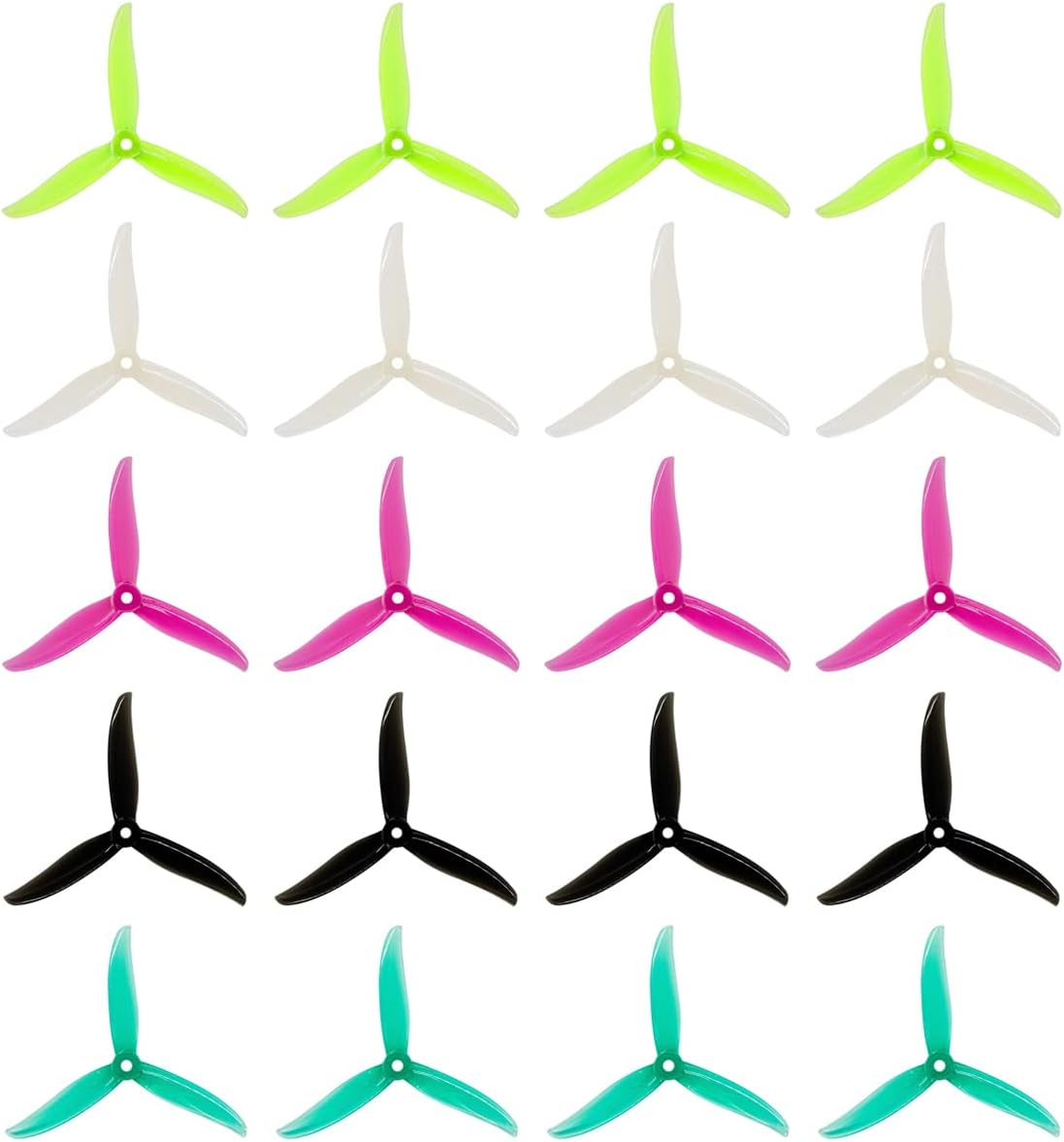 GEMFAN Sbang 4934 4.9 inch 4.9X3.4X3 3-Blade PC Propeller CW CCW for FPV Freestyle 5inch RC FPV Quadcopter Drone 20 Pcs 10CW 10CCW