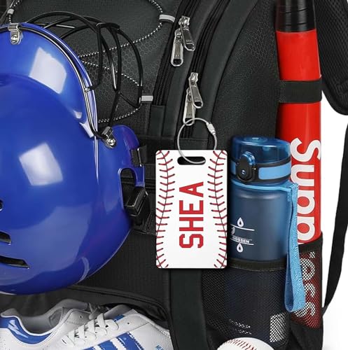 Personalized Baseball Name, Bag and Keychain Tags, Party Favors, End of Season Gifts, Team Gifts4
