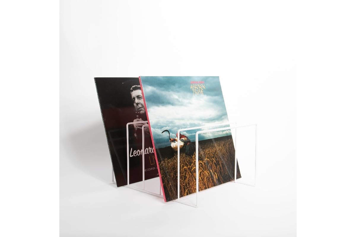 MJIR25 Vinyl Records Holder, White