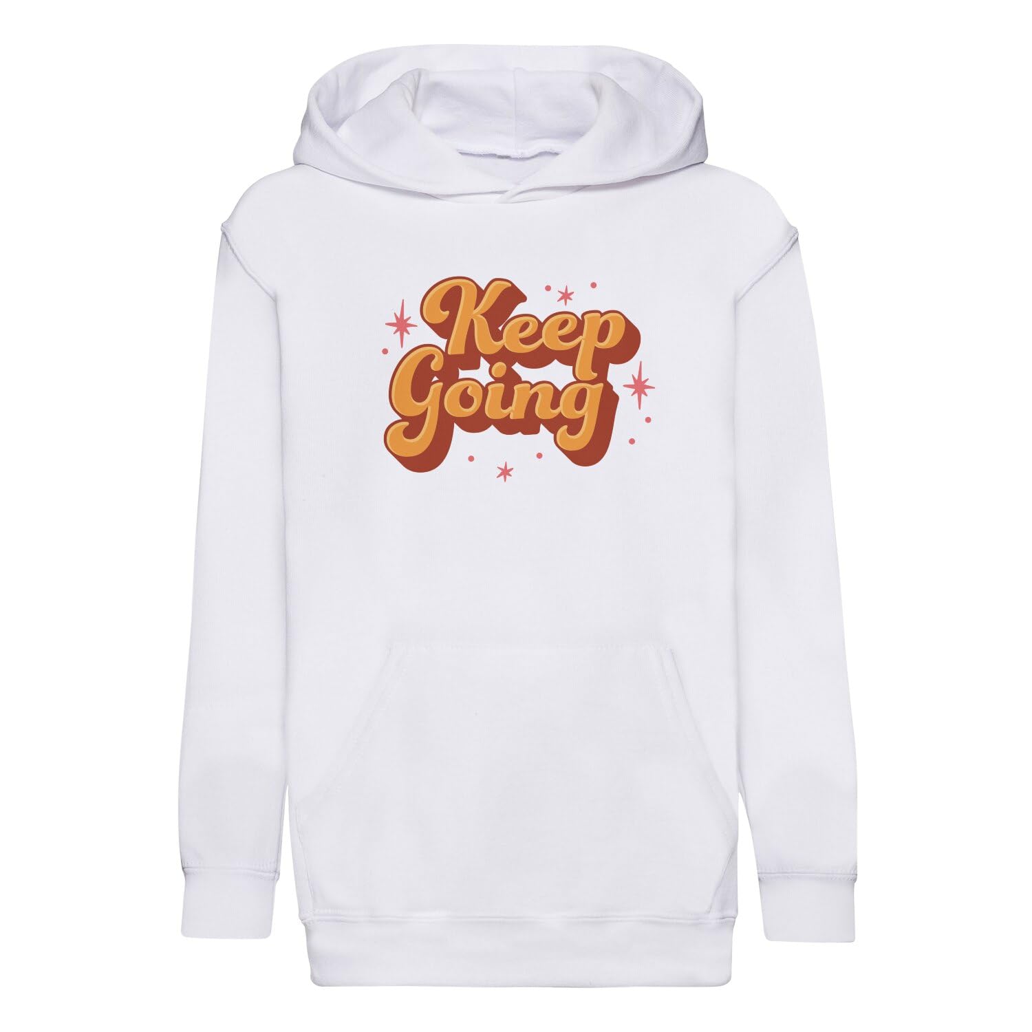 Sweat à capuche enfant Keep Going typographie message inspiration mode bien-être - 4