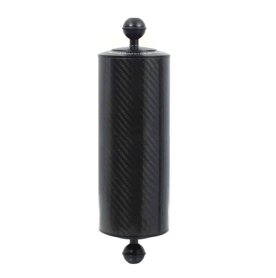 Plateau flottant en fibre de carbone pour appareil photo de plongée double boule 80 mm