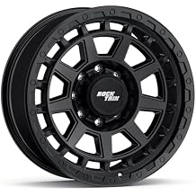 RockTrix RT114 18x9 Matte Black Wheels, 8x170 Bolt Pattern -12mm Offset, 4.5" Backspacing, Heavy-Duty 8 Lug Rims Compatible with Ford F250 and Fits Ford F350 Super Duty 1999-2026