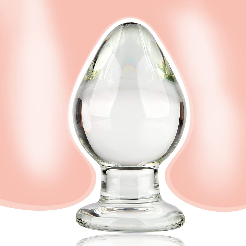 Amazon.com: Large Glass Butt Plug Crystal Anal Plug 2.36 inch Prostate  Massager Pleasure Bum Plug for Comfortable Wearing Mushroom Shaped Anal  Trainer Romi : Health & Household