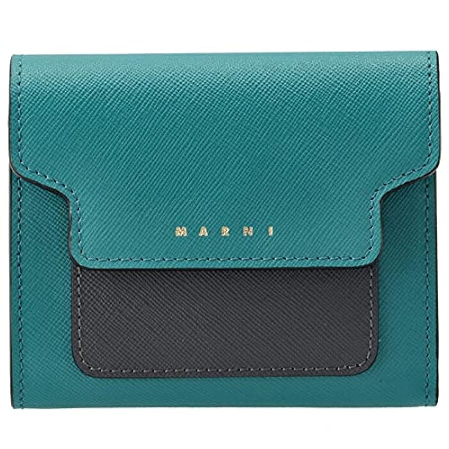 【美品】MARNI 三つ折り財布 サフィアーノ MARNI - MARNI 財布 三つ折り ミニ財布 サフィアーノレザーの