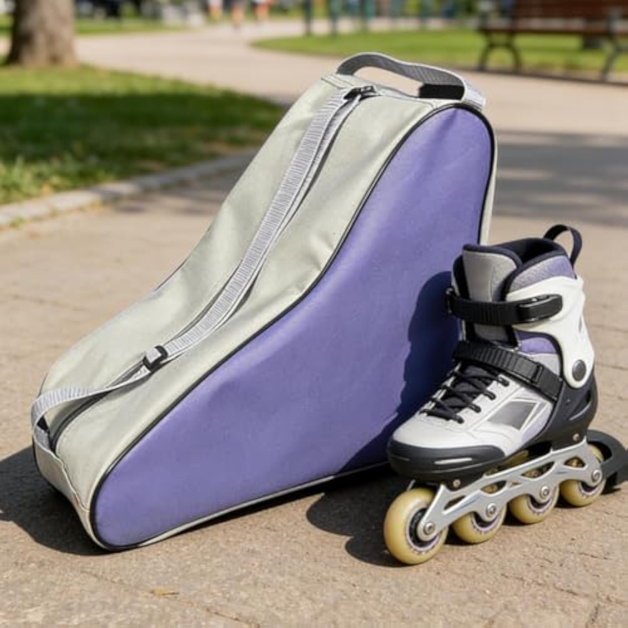 Lightweight Ski Boot Bag Protector, Purple for Snowboarding