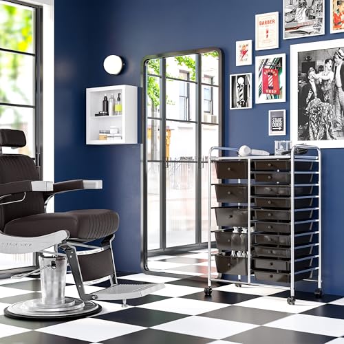 image for Seville Classics Rolling Utility Organizer Storage Cart , for Home Off