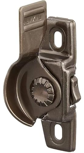 R1Y66 TOSTEM、トステム、トーヨーサッシ、クレセント錠補修部品、裏面の刻印 TP61L1、2枚建用、掃き出し用、太陽・青葉・CS・CX・サンペア25用、 刻印TP61L1 。※!裏板の落下に注意!! ブロンズ色です! R1Y66