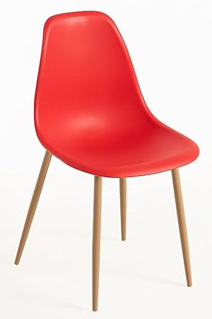 Regalos Miguel - Sillas Comedor - Silla Mykle - Rojo