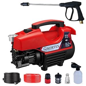 Kortex R5 High Pressure Car Washer Machine Motive Power 1800 watt and Pressure 160 bar. (Updated Model)…