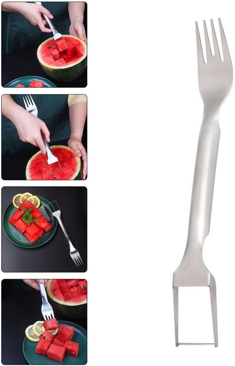 5pcs Stainless Steel Watermelon Fork Slicer Cutter Set