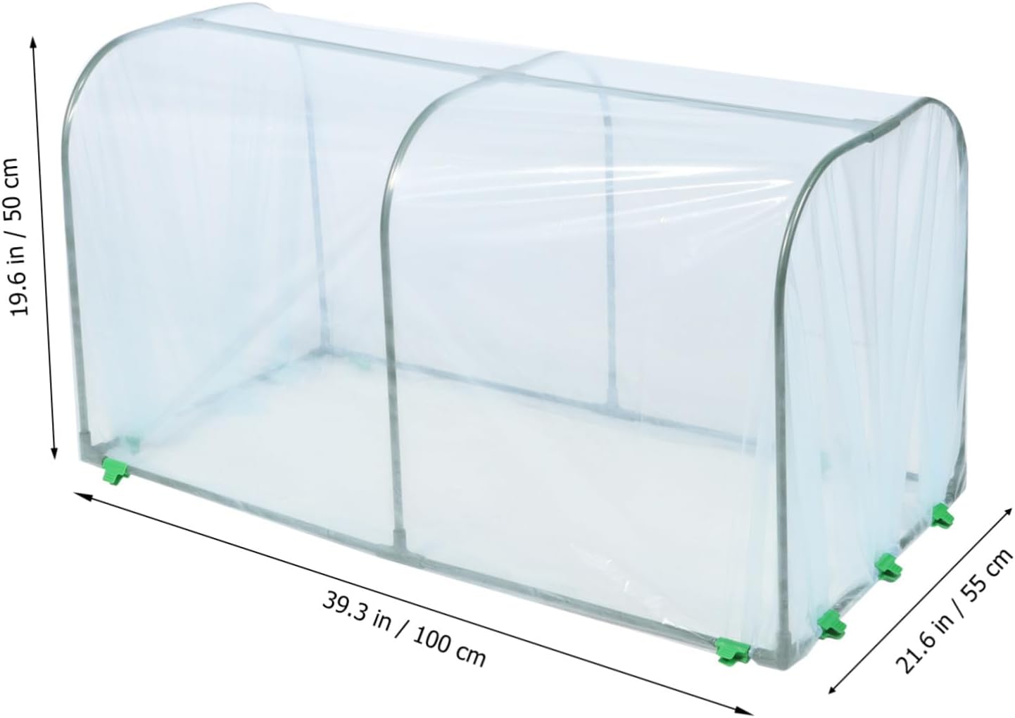 Plant Greenhouse Cover Transparent Thermal Shelter for Outdoor Indoor Garden Easy Install Zippered Warm Greenhouse for Flower Plant Cultivation Balcony and Lawn