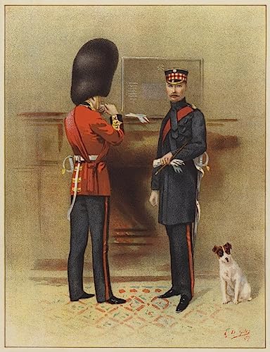 Peinture décorative sur toile les Scots Guards : l'affiche d'art idéale pour grand mur vide