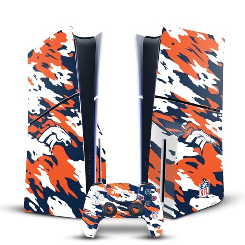 Skin Denver Broncos PS5 Slim Autocollant Vinyle NFL PlayStation 5 Disc