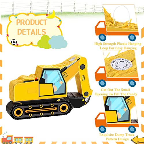 Pinata camion à benne basculante robuste avec bâton de jeu