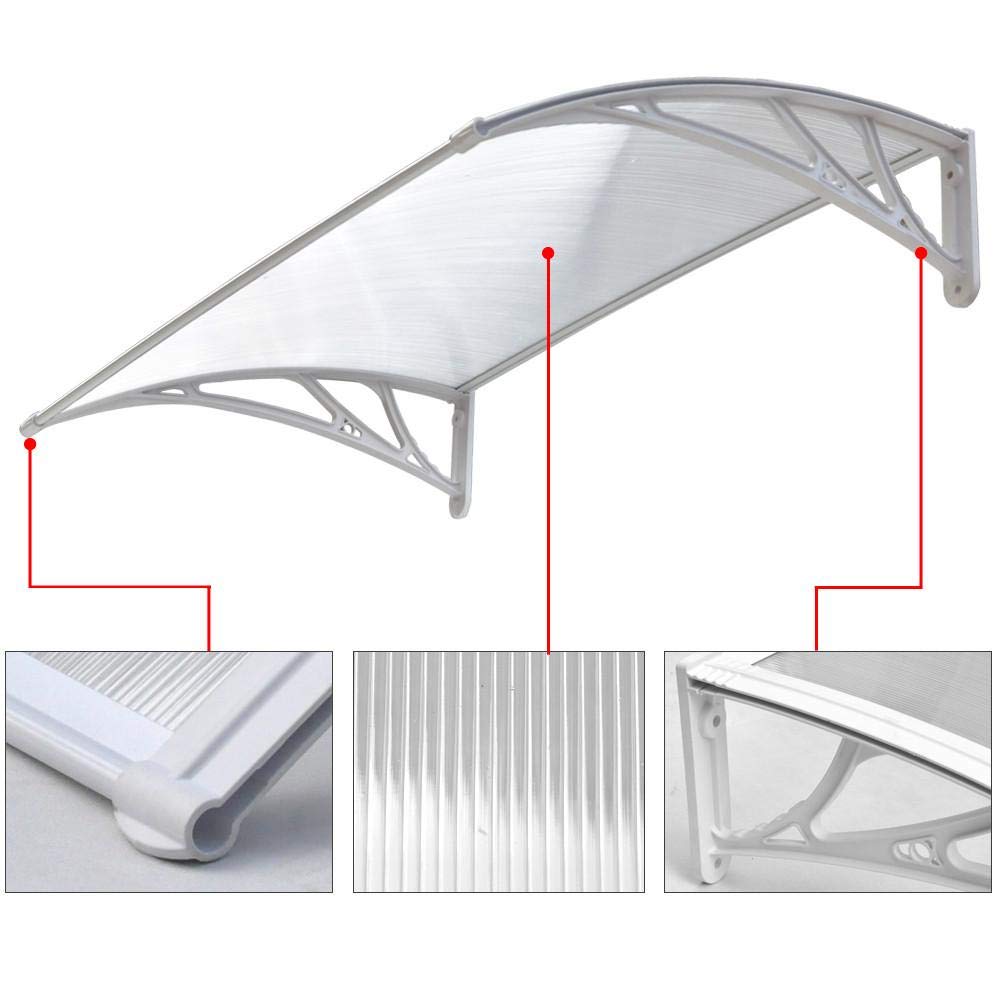 Yaheetech Outdoor Awning Canopy Window Garden Canopy Patio Porch Awning