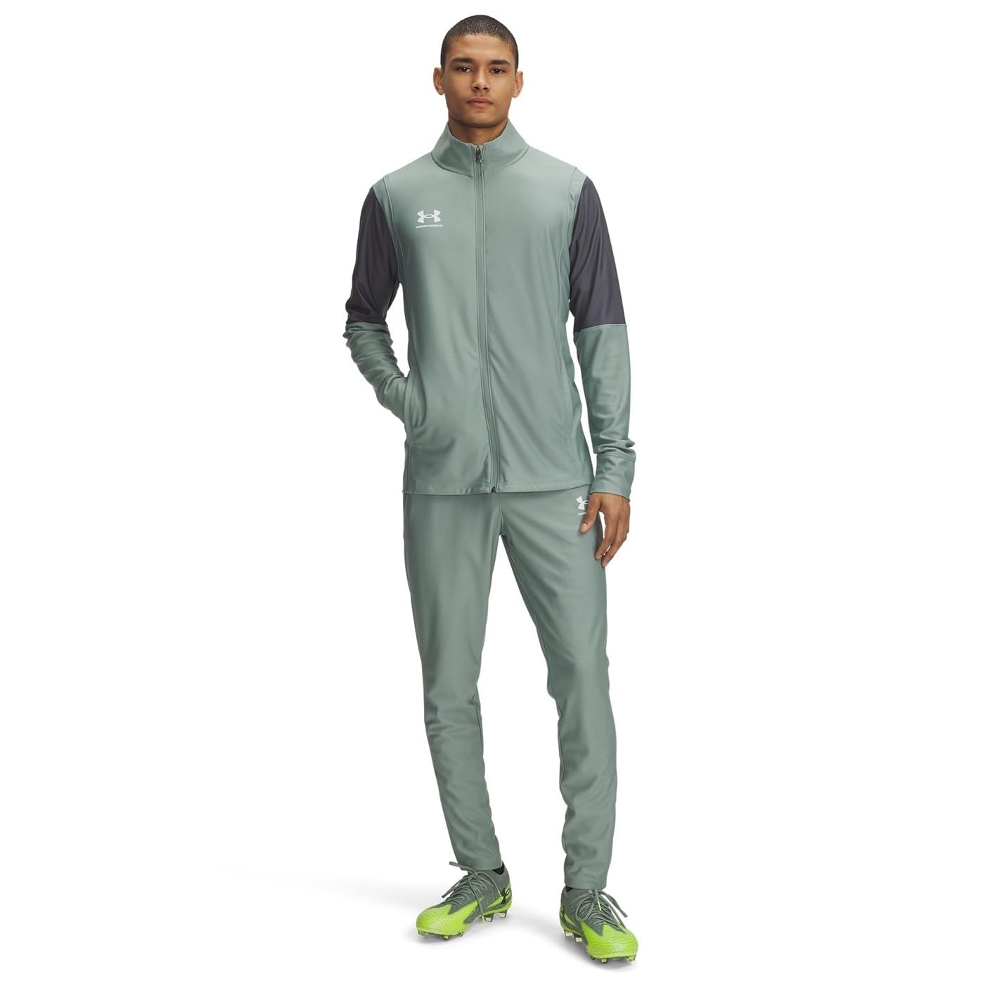 Under Armour Mens Challenger Tracksuit Silica Green M