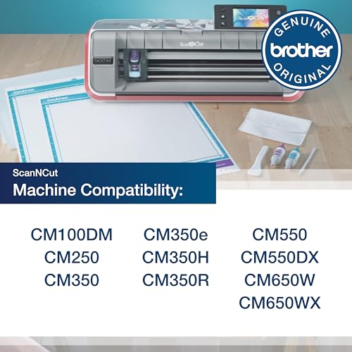 Brother ScanNCut Mat CAMATS12, 12" x 12" Scanning Mat, Non-Tack to Convert Materials into Custom Designs ( Packaging May Vary ) - image 2