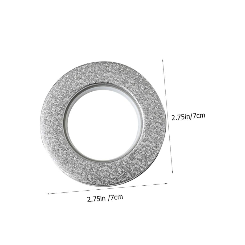 ABOOFAN Lot De 4 Anneaux De Rideaux en Plastique Robustes Œillets Ronds pour Rideaux pour Rideaux Installation Facile 4 Pièces X 4