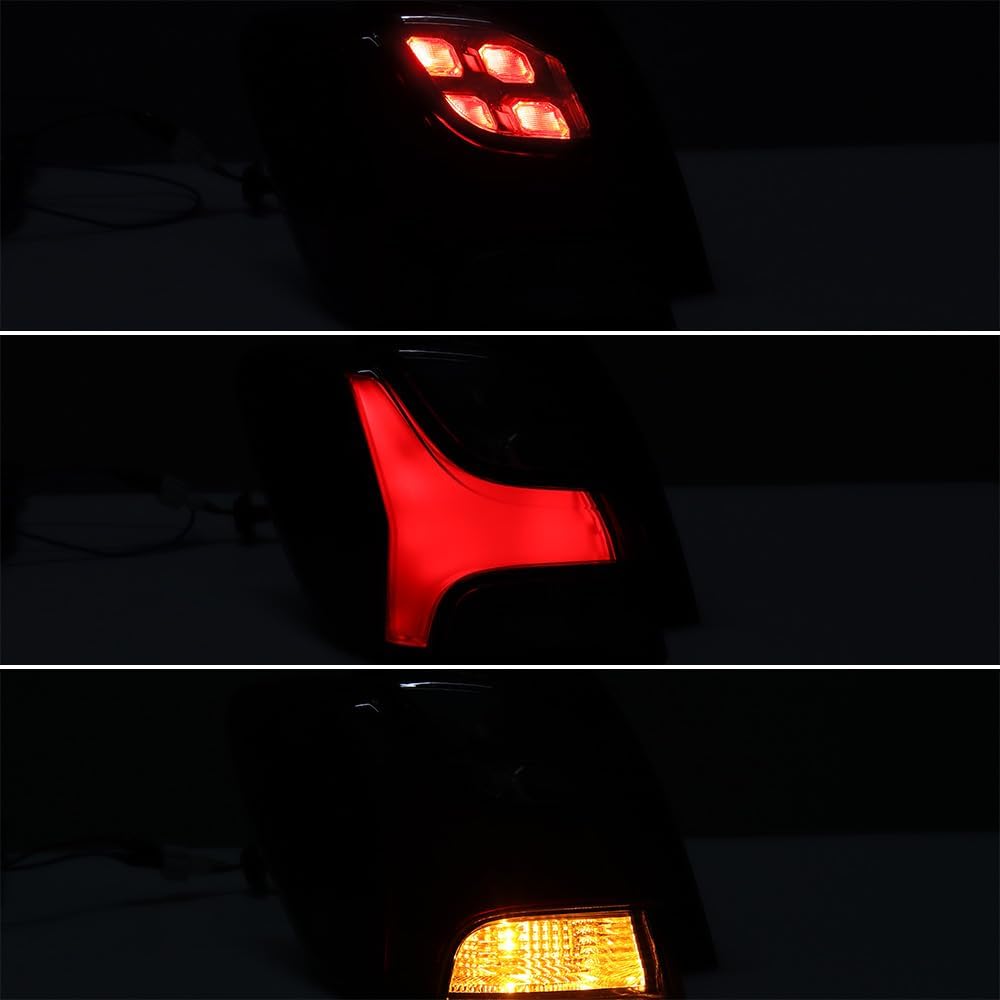 amopacorp Rear Left Driver Side Outer LED Tail Brake Stop Light Assembly Turn Signal Reflector Lamp Replacement for Mitsubishi Outlander Sport ASX 2020 2021 2022 2023 2024 MI2804111 8330B277