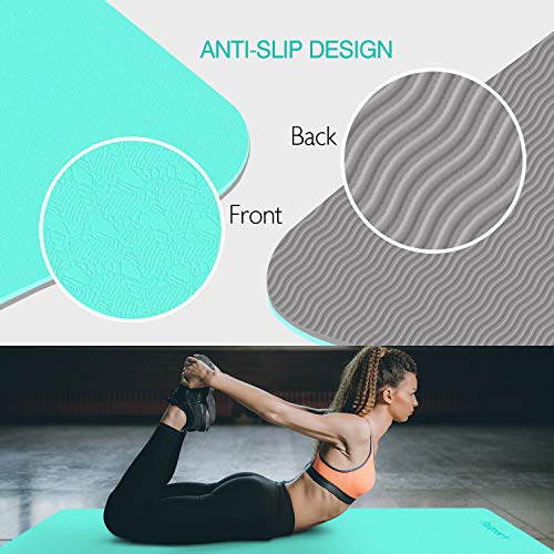 image for FBSPORT Yoga Mat- Eco Friendly Non Slip Fitness Exercise Mat with Carr