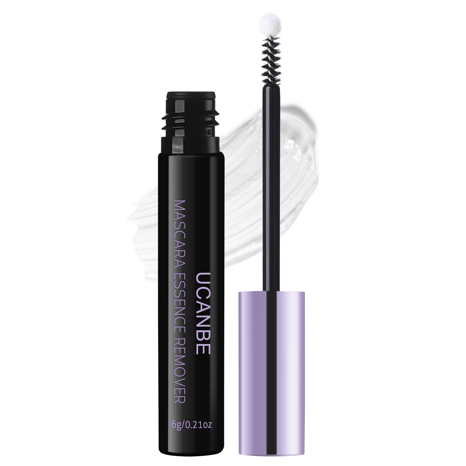 UCANBE Mascara & Cluster Lash Glue Remover, Nourishing Non-Irritating Lash Cleanser with Vitamin E for Real & False Eyelashes, Glides Off Waterproof Eye Makeup Effortlessly, Ideal for Sensitive Skin