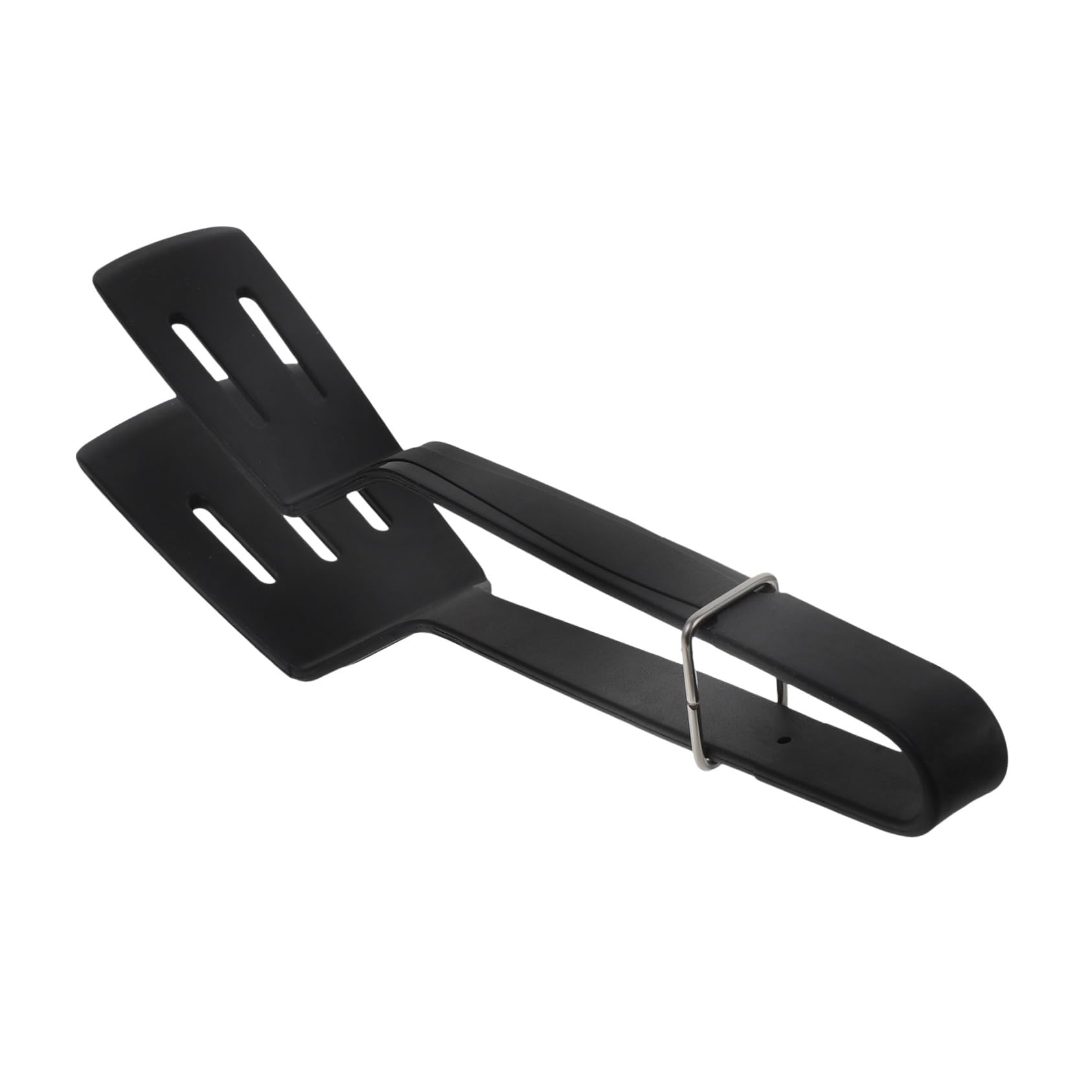 POPETPOP 5 Stück Bratspatel-Clip Essensclips Burger-Smasher Essenszange Zange Küche Grill spachtel Küchenkochzange Küchenspatel Steakklemme Lebensmittelspatelzange Kochen Kieselgel Schwarz