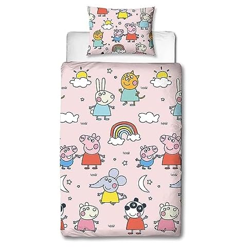 Peppa Pig Single Bed Duvet Cover Set Cover