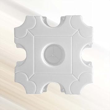 11.81 Inch Round Hole Concrete Stepping Stone Mold for DIY Garden Patio Lawn Walkway Path Durable Plastic Paver Mold for Outdoor Hardscaping